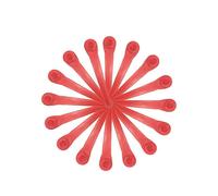 50 cuchillas de repuesto de plástico para cortacésped Gardena Easycut Li-18/23r (100 unidades) -zz