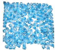 50 cuentas acrílicas de flores con forma de tulipanes con impresión a color, accesorios de luz nocturna para hacer aretes de joyería