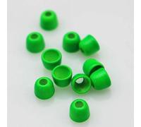 50 cuentas de cobre para atar moscas de cabeza de ninfa con peso, materiales de encuadernación, 5,1 mm x 4,1 mm x 1,9 mm (verde claro)