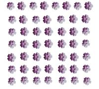 50 cuentas de cristal transparente de 14 mm en forma de flor, manualidades para collar, pulseras, compuestos de joyas, proyectos de artesanía, cristal para fabricación de joyas