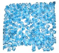 50 cuentas de flores para manualidades, con impresión a color, tulipanes, brotes, suministros de manualidades para collares, pulseras, fabricación de joyas