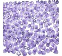 50 cuentas de tulipanes con estampado de flores para pulseras, collares, joyas, luz nocturna