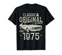 50 cumpleaños 1975 Coche clásico Camiseta