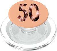 50 cumpleaños Número Cincuenta Años PopSockets PopGrip para MagSafe