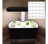 50 cúpulas de cultivo de plástico transparente para cestas de plantación, mantienen la humedad y la temperatura, cubiertas apilables para uso en jardín