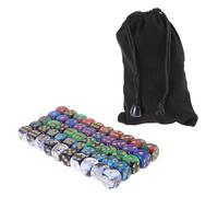 50 dados de juego de mesa de doble color, dados acrílicos de esquina redonda de seis caras, fáciles de usar
