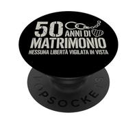 50 Di Matrimonio Anni - Regalo per 50 di matrimonio PopSockets PopGrip Adhesivo