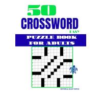 50 Easy Crossword Puzzle Book for Adults: 50 Large Print Crossword Puzzles for Adults | Relaxing Word Search Brain Games | Beginner-Friendly Crossword Challenge