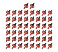 50 emisores de goteo diseñados para un flujo constante y una fácil integración con tubos de PE/PVC (2 Lrojo)