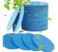 50 esponjas faciales comprimidas para belleza - 100% esponjas faciales de celulosa natural esponjas de spa de belleza profesionales