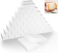 50 esponjas mágicas para borrar la suciedad, extrafuertes, de melamina, color blanco, multifunción, sin arañazos, para el hogar, la cocina, los zapatos y la pared (10 x 6 x 2 cm)