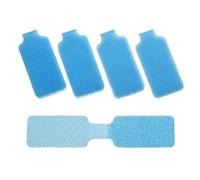 50 etiquetas autoadhesivas impermeables de colores for cables red, adhesivas for eléctricos, organización e identificación Para Identificación De Cable(Blue-Unwritable)