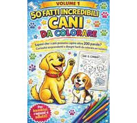 50 Fatti Incredibili Sui Cani da Colorare: Sapevi che i cani possono capire oltre 200 parole?
