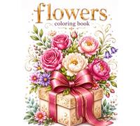 50 Flowers Coloring Book: Beautiful Floral Designs for Relaxation and Stress Relief