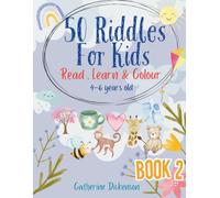 50 Fun Riddles and Coloring Book for Kids Book 2 - Animals, Food, Toys, Nature