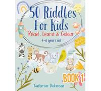 50 Fun Riddles and Coloring Pages for Kids: Animals, Food, Transport & Toys