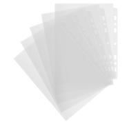 50 fundas transparentes A5, fundas de plástico para documentos