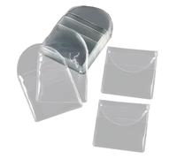 50 fundas transparentes individuales para coleccionistas de monedas de un solo bolsillo, fundas protectoras de almacenamiento