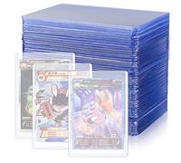 50 fundas transparentes para tarjetas, cargadores superiores estándar, fundas para tarjetas de intercambio, protectores de baraja compatibles con tarjetas Pokemon Sports Game MTG Yugioh