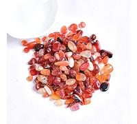 50 g / 100 g de ágata roja natural Espécimen de grava de cristal natural de cristal de color de cuarzo ágata curación de piedra tanque de pescado decoración del hogar-Ágata roja_50 gramos
