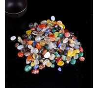 50 g / 100 g de ágata roja natural Espécimen de grava de cristal natural de cristal de color de cuarzo ágata curación de piedra tanque de pescado decoración del hogar-Ágata color_100 gramos
