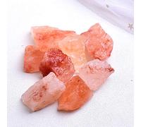 50 g/100 g Tamaño 10-30 mm Natural Naranja Sal Cristal Grava Reparación Piedra Mineral Rock Decoración del Hogar Acuario, Entrega Aleatoria, 100 g