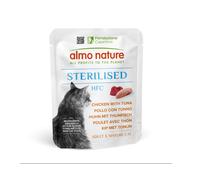 Almo Nature HFC Sterilised Pollo y Atún en Sobre para gatos – 50 g