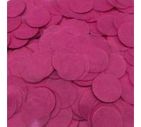50 g de confeti de colores, 2,5 cm grande, multicolor, restos de papel redondo, decoración de mesa, confeti para globos, caja de regalo, cumpleaños, bautizo, boda, JGA, rojo rosa