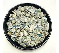 50 g de feldespato natural y mica, piedras de grava de cristal de azurita, piedras naturales, minerales, decoración del hogar, decoración de acuario, 5-7 mm