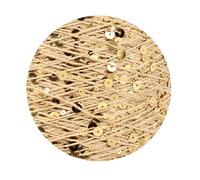 50 g de hilo de algodón de 3 mm + 6 mm, hilo de lentejuelas peinado para tejer a mano (AJ034)