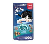 Felix Play Tubes Pescado y Gambas Snack para Gatos 50 gr