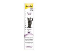 GimCat Expert Line Senior Paste, un aperitivo funcional para gatos que favorece el envejecimiento saludable de los gatos de 7 años o más, 1 tubo