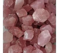 50 g Natural Mineral Clear Quartz Crystal Stone Rock Chips Colección de muestras Mezcla Natural Fish Tank Piedra, Cristal Rosa