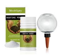 50 g Rooting Powder, enraizante para plantas, con Globos De Riego De Planta, Polvo de enraizamiento para plantas, árboles, flores y huertos, ideal para dormitorios, balcones y jardines