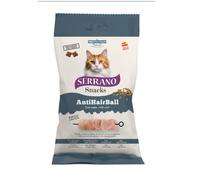 50 g Serrano Bocaditos Anti Hairball de Pollo para gatos
