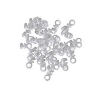 50 ganchos de plástico para cortinas, rieles de cortina para cámper, furgoneta, autocaravanas, caravanas, barcos, cortinas de fácil deslizamiento