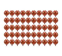 50 globos de papel de baloncesto, autosellantes, reutilizables, de aluminio, decoraciones de fiesta en forma de baloncesto para cumpleaños, deportes, temas, accesorios de bricolaje