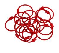 50 gomas pequeñas para el pelo, coloridas, elásticas, 3,5 cm, mini gomas para el pelo, multicolor suaves, accesorios para el cabello para coletas, trenzas finas, trenzas, trenzas, color rojo