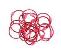 50 gomas pequeñas para el pelo, coloridas, elásticas, 3,5 cm, mini gomas para el pelo, multicolor suaves, accesorios para el cabello para coletas, trenzas finas, trenzas trenzas, color rojo sandía