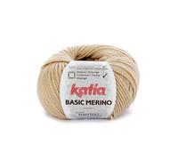 50 gr. Basic Merino, FB. 10 Beige, Katia, punto, lana)