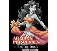 50 Grayscale Adult Coloring Book For Women and Girls Featuring Arabian Princesses.: Beautiful Grayscale Teen and Adult Coloring Book