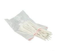 50 hisopos de limpieza de algodón para boquilla de saxofón y clarinete, material suave que elimina las manchas