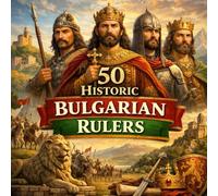 50 Historic Bulgarian Rulers: From the First Bulgarian Khans to the Last Tsars - A Visual History for Young Readers (The 50 Things Kids Should Know Series)