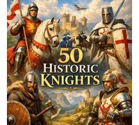 50 Historic Knights: Brave Warriors, Legendary Battles, and Famous Knights from History - A Kids Illustrated Book (Historic Leaders Every Kid Should Know)