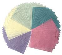 50 hojas A4 de fibra natural de morera, hojas de papel de morera, papel washi, diseño de manualidades, origami, proveedores de tarjetas, manualidades (tono pastel, A4)