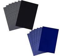 50 Hojas Calco Negro y 50 Hojas Transfer Azul, Papel Carbon A4 para Calcar, Grafito para Trazar Patrones de Dibujo en Proyectos de Madera, Lienzo, Cerámica