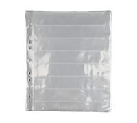 50 hojas de almacenamiento de películas negativas sin ácidos para carpetas de 3 anillas, fundas transparentes para tiras de película de 135/120/4 x 5, archivado de diapositivas y negativos en blanco y