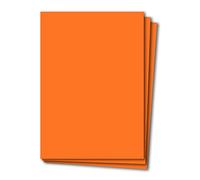 50 hojas de cartón de tono, DIN A4, naranja, 240 g/m², cartón para manualidades, 21,0 x 29,7 cm, cartón para manualidades, para álbum de fotos, menú, imprimible, DIY ser creativo
