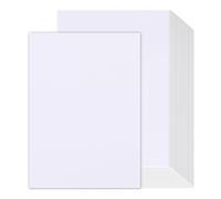 50 hojas de cartulina A4 blanca, cartulina A4 blanca (250 g/m²), cartulina fotográfica, papel silueta, ideal para álbumes de fotos, invitaciones, menús, scrapbooking y manualidades