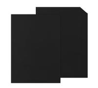 50 hojas de cartulina A4 negra, cartulina A4 negra (250 g/m²), cartulina fotográfica, papel silueta, ideal para álbumes de fotos, invitaciones, menús, scrapbooking y manualidades